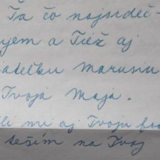 Nawet moja czeska przyjaciółka Maja przesyłała Ci pozdrowienia 26.01.1967 r.