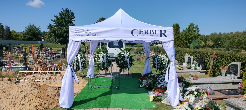 namiot pogrzebowy Cerber