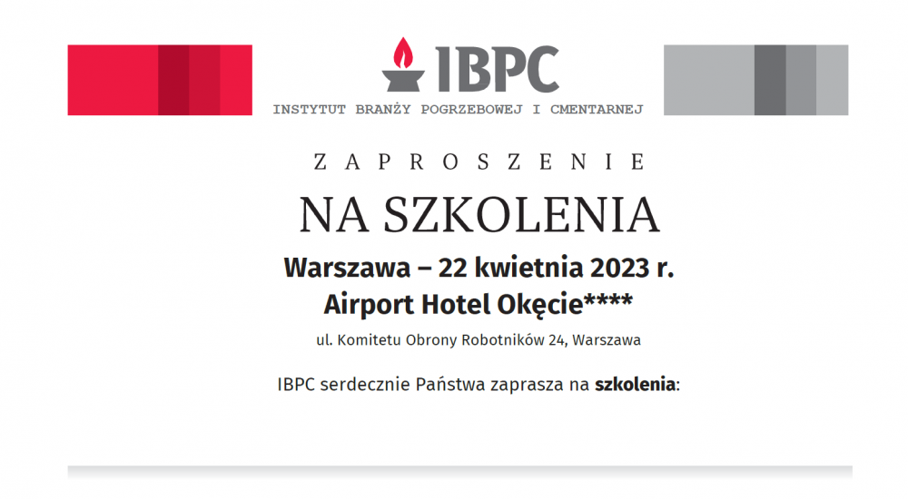 szkolenie dla przedsiębiorców funeralnych