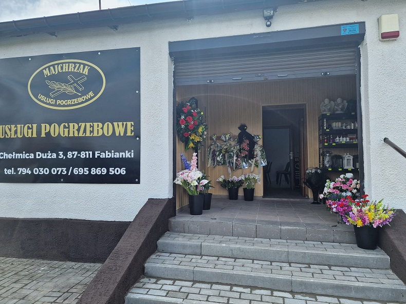 usługi pogrzebowe Chełmica duża 87-811 Fabianki