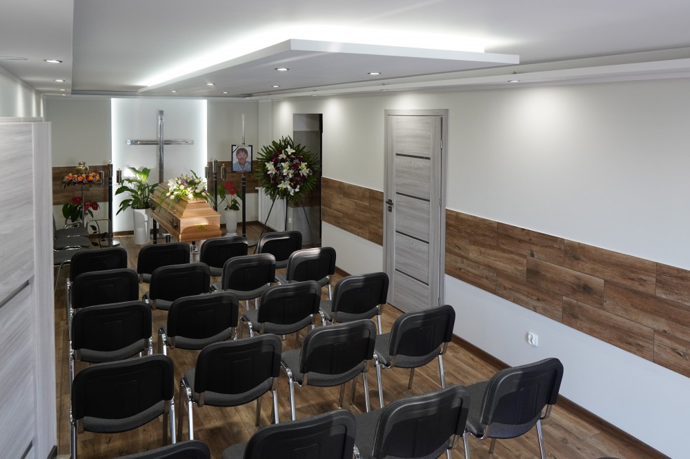 sala pożegnań Juka