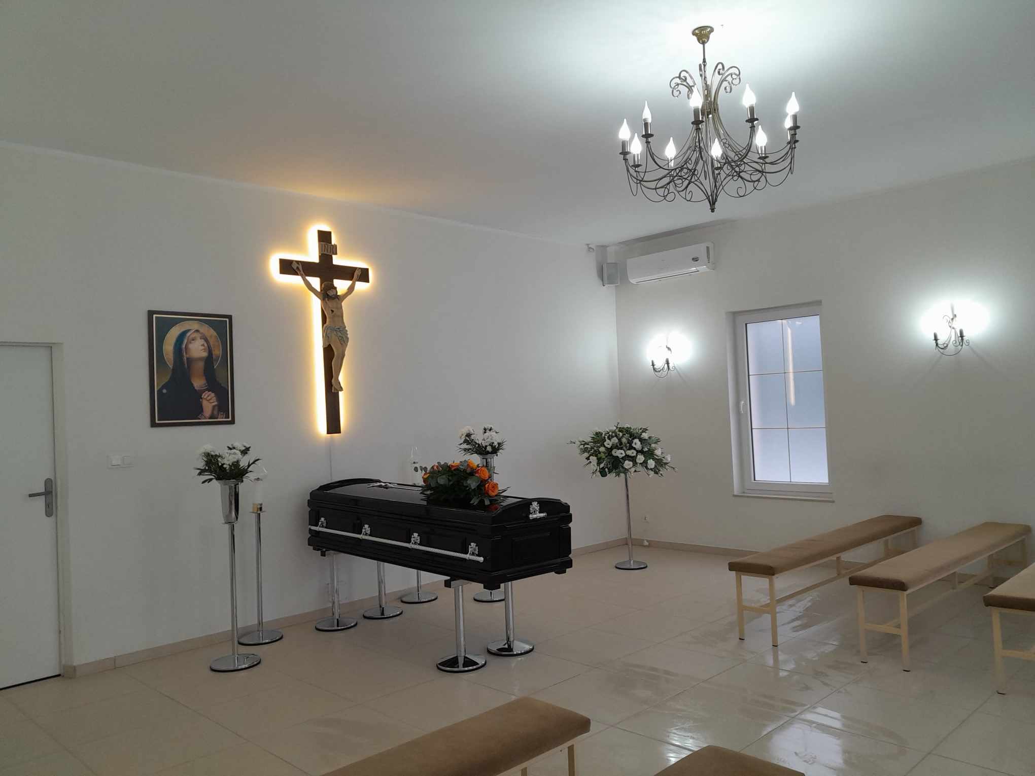 kaplica zakładu pogrzebowego w nowym mieście lubawskim