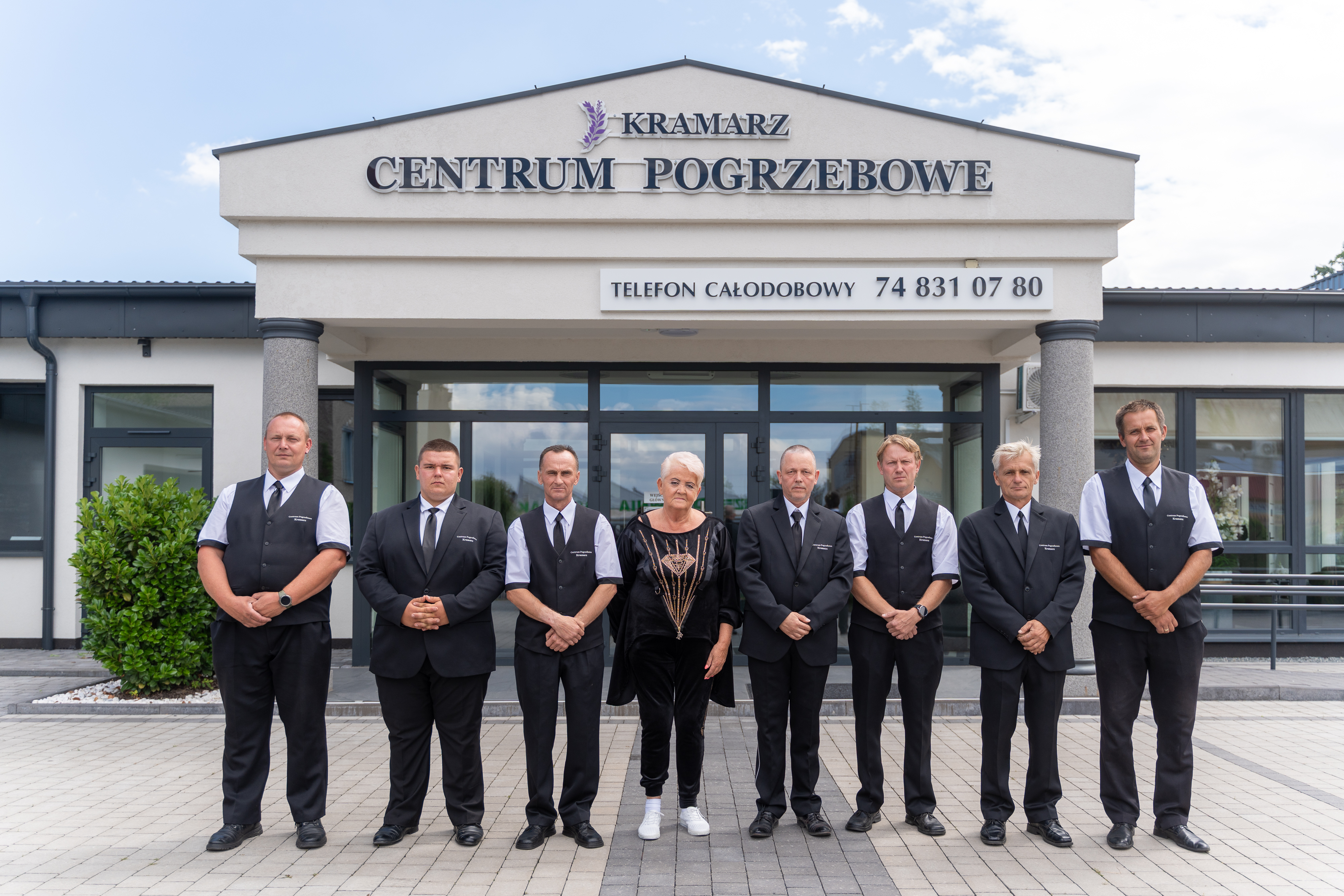 zespół centrum pogrzebowego w Dzierżoniowie