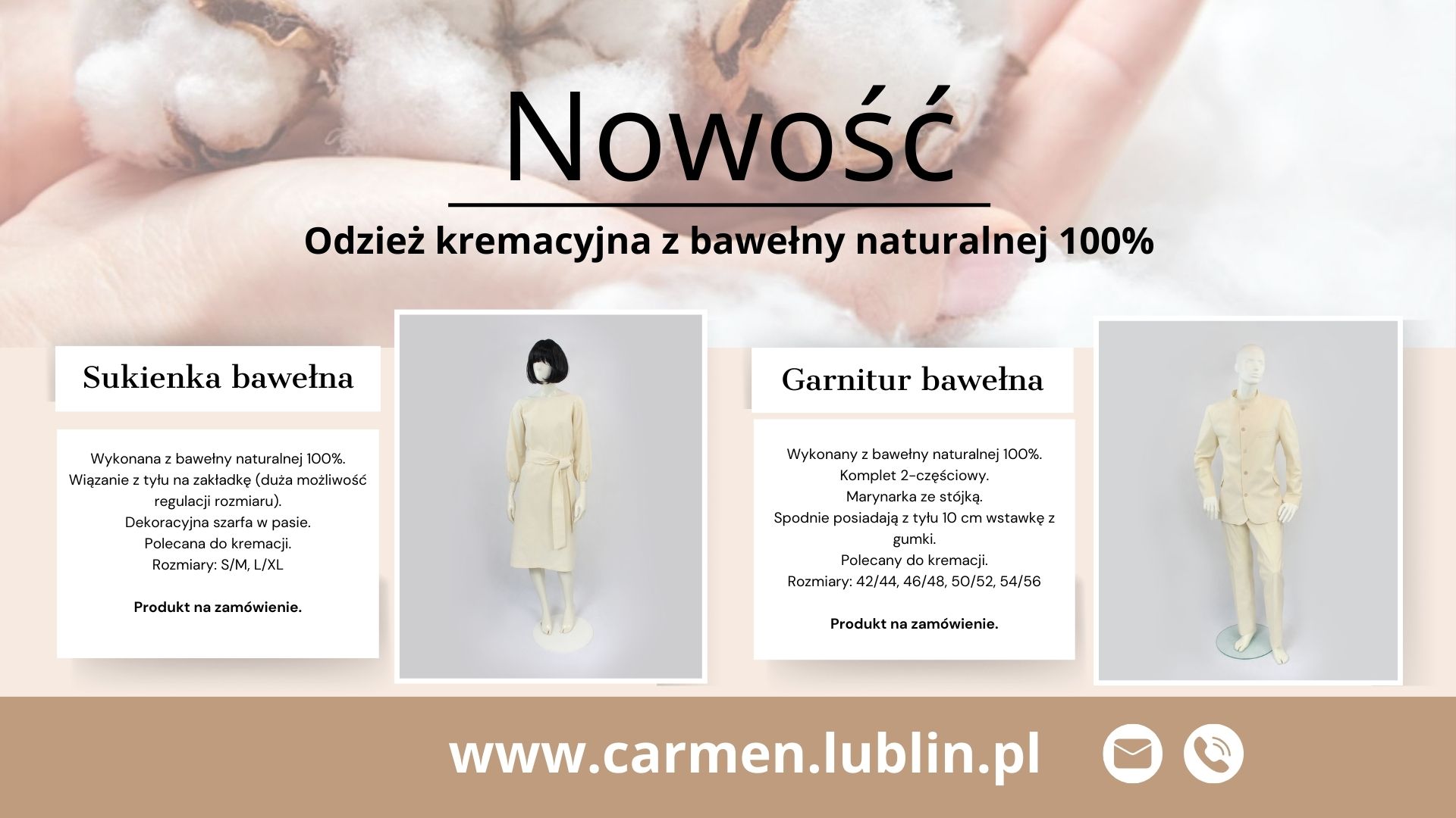 odzież kremacyjna Lublin