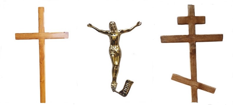 krzyże drewniane na cmentarz