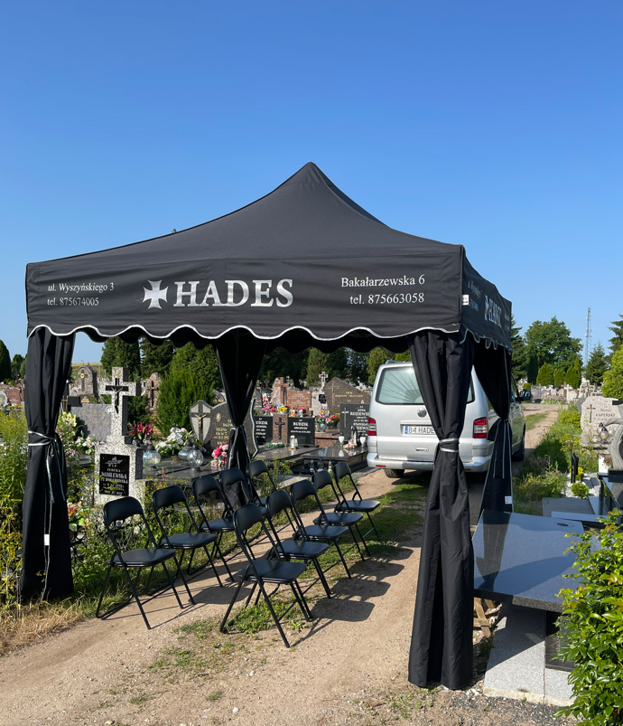 namiot pogrzebowy Hades Suwałki