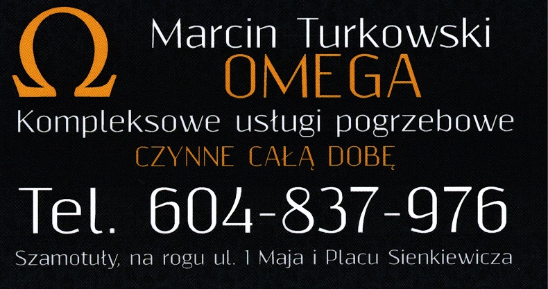 zakład pogrzebowy omega Szamotuły