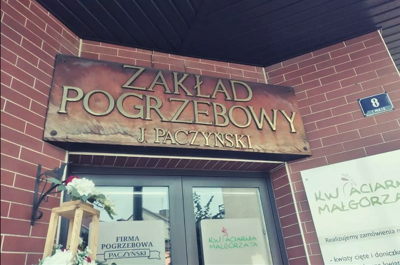 dom pogrzebowy pajęczno
