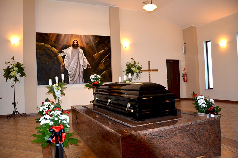 kaplica domu pogrzebowego w Kartuzach