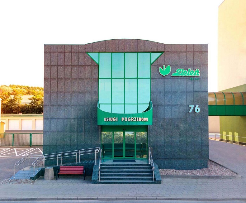 zakład pogrzebowy zieleń partyzantów Gdańsk