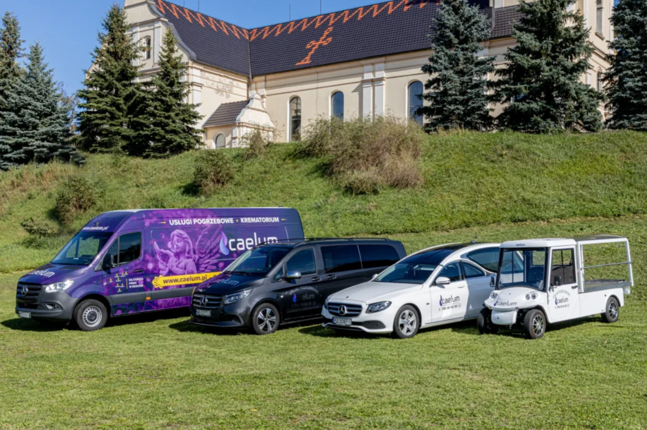 zakład pogrzebowy caelum - flota karawanów